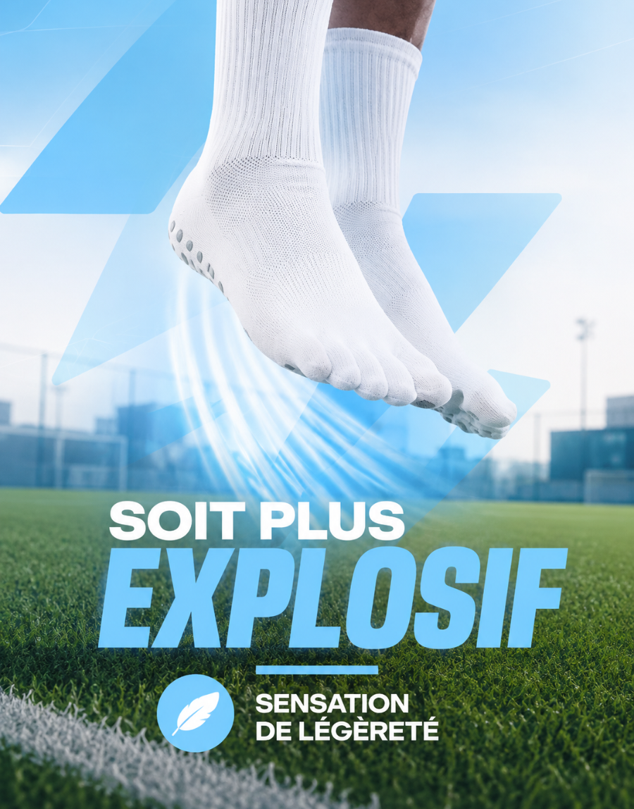 OrteilsGrip - Les chaussettes à orteils séparés