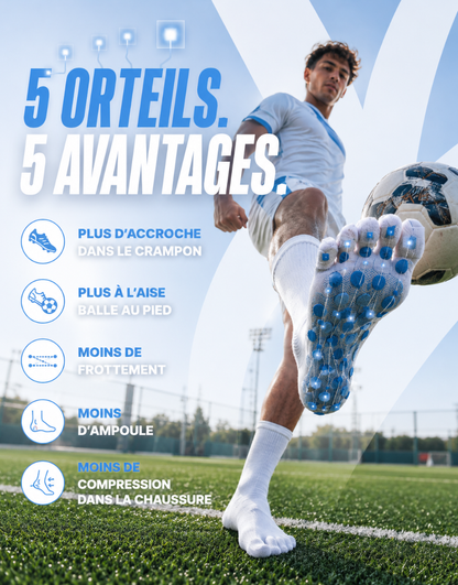 OrteilsGrip - Les chaussettes à orteils séparés